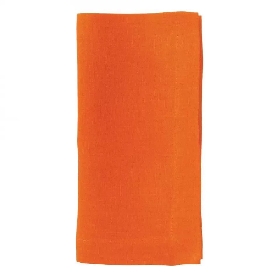 Riviera Tangerine 22" Napkins, Set of Four