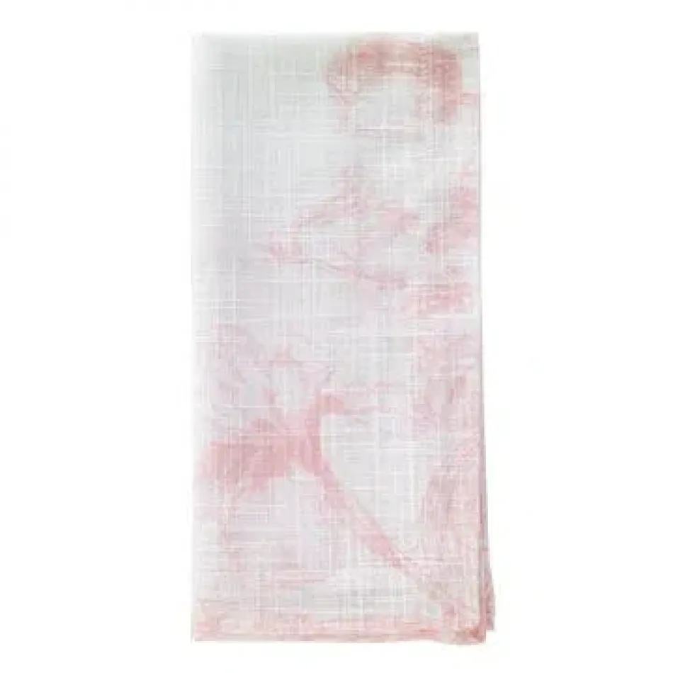 Spring Garden Rose 21" Napkin, Set of 4