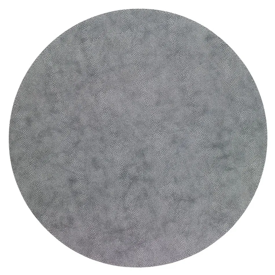 Stingray Gray 16" Round Placemats, Set of 4