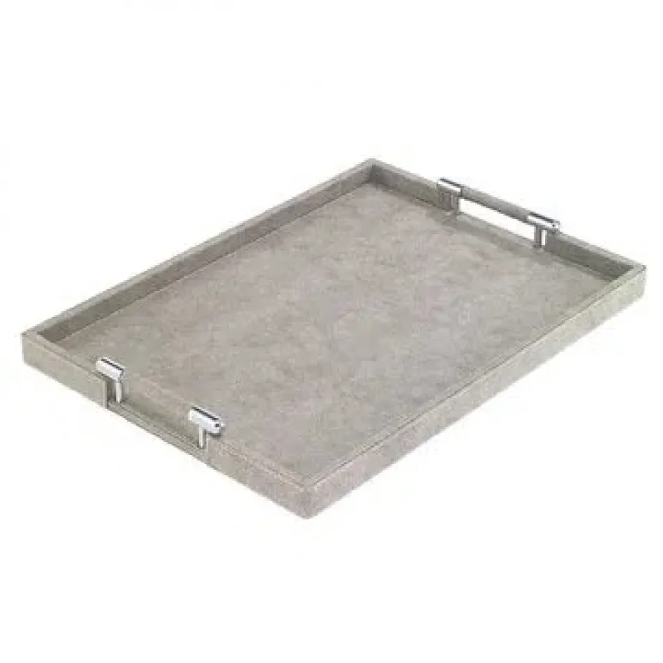 Stingray Pearl Rectangular Handle Tray