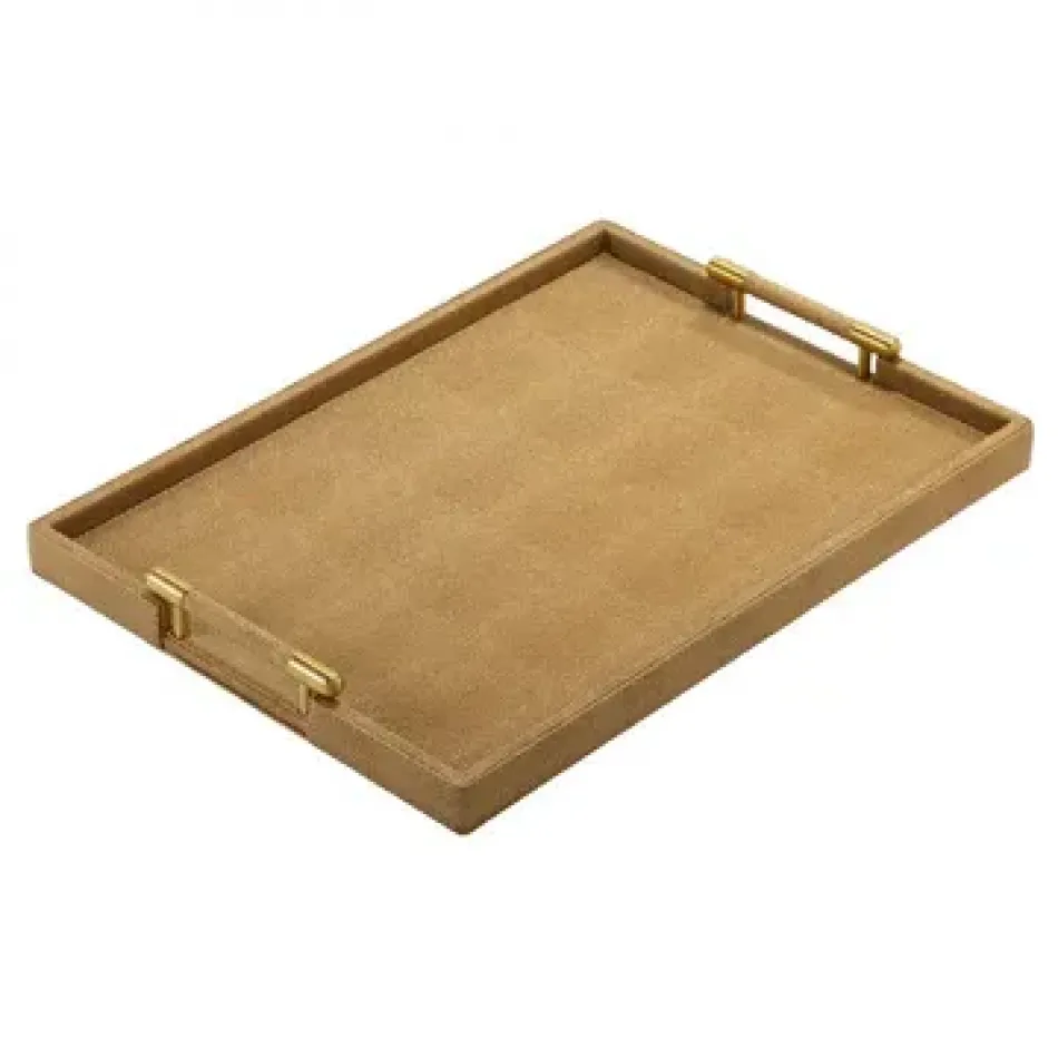Stingray Gold Rectangle Handle Tray