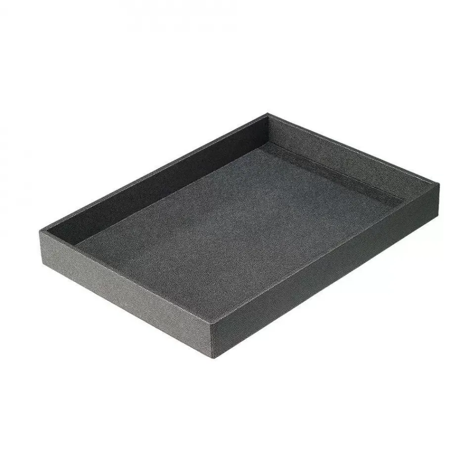 Skate Charcoal Rectangle Tray
