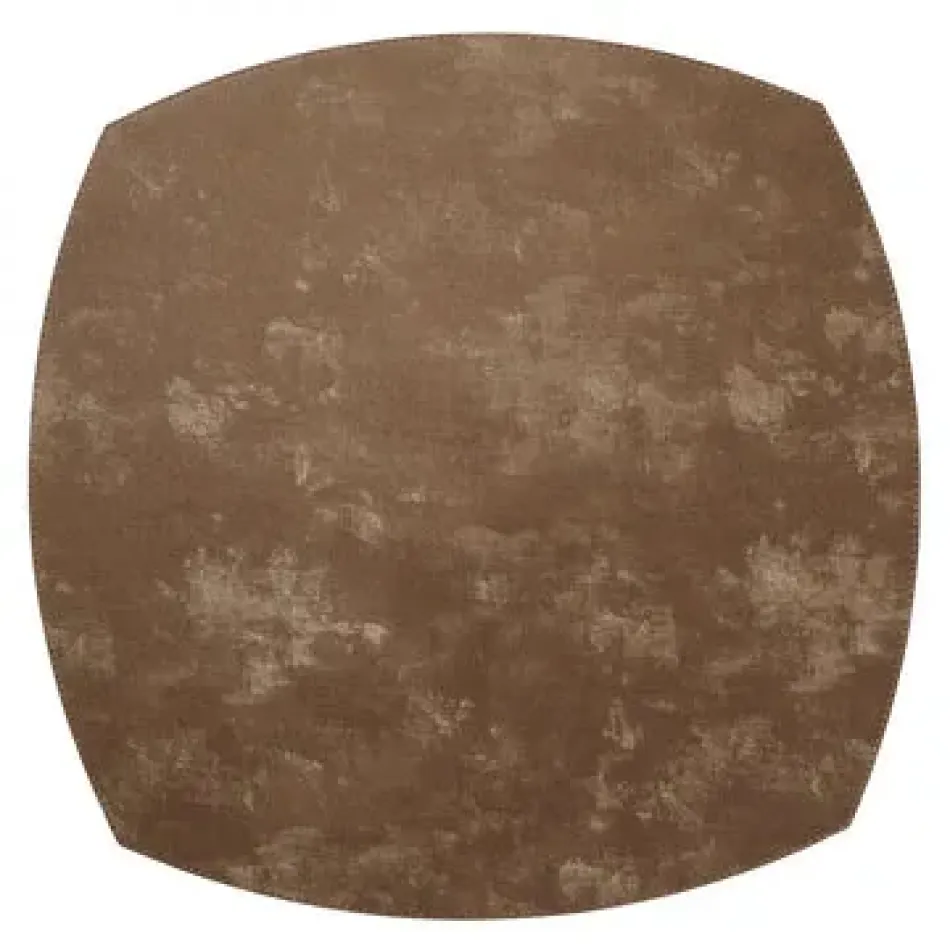 Velvet Mocha Mousse Elliptic Placemat 16" Pack of 4