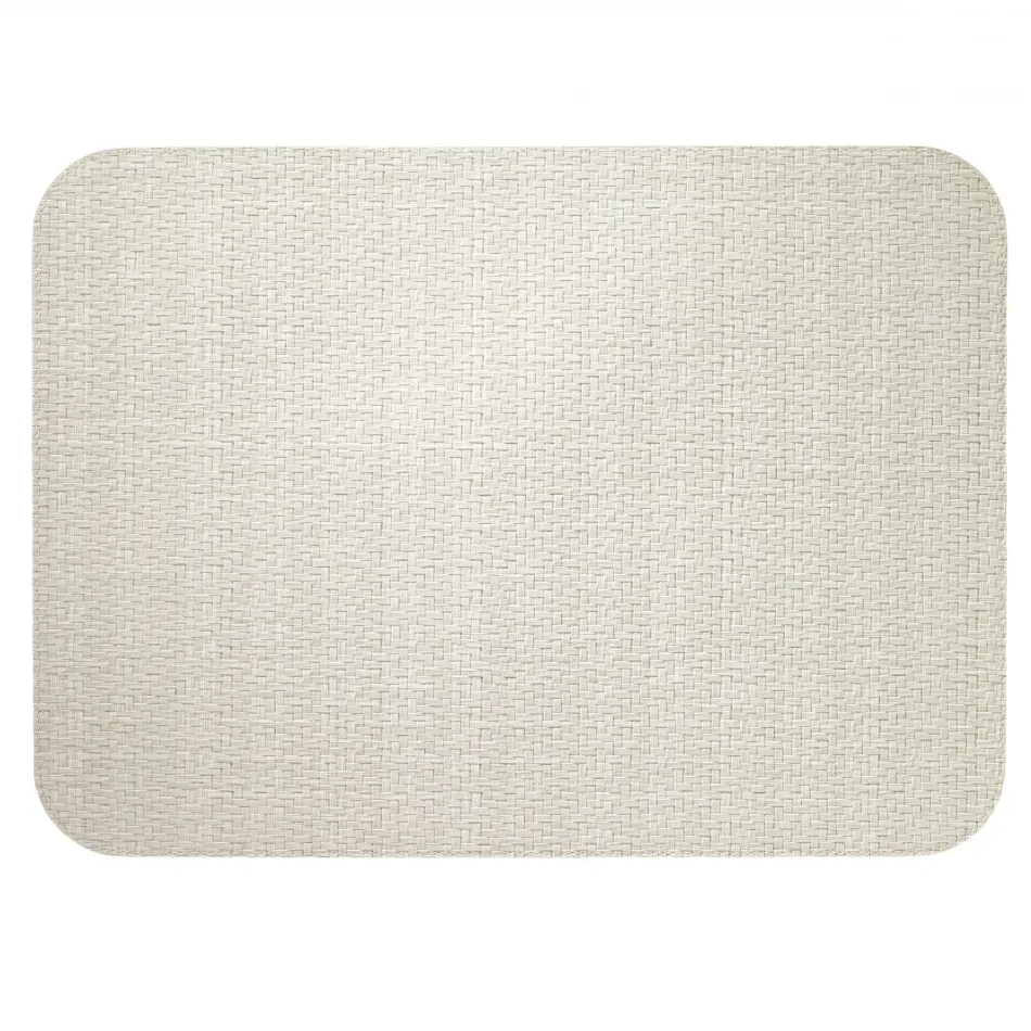 Wicker Cream Oblong Placemats, Set of 4