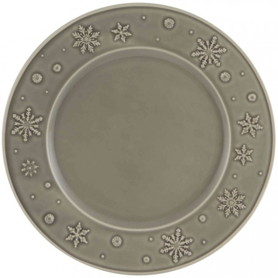 Snowflakes Anthracite Dinnerware