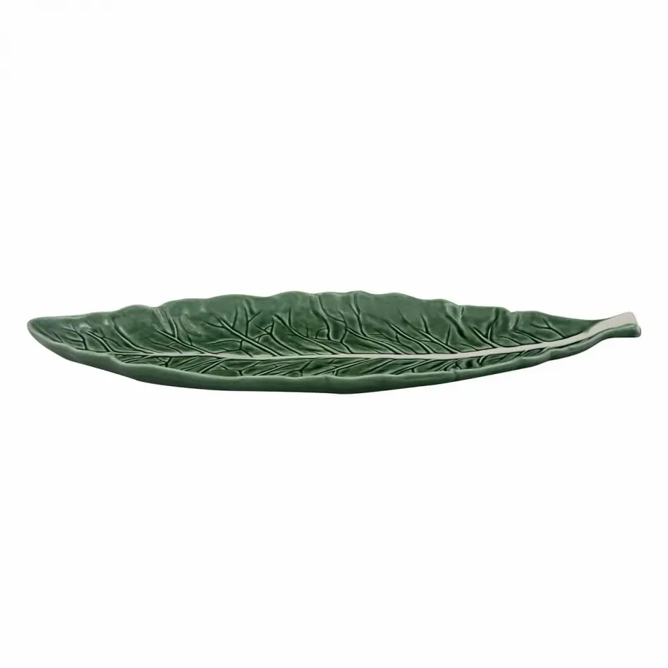 Cabbage Green/Natural Narrow Leaf 15"