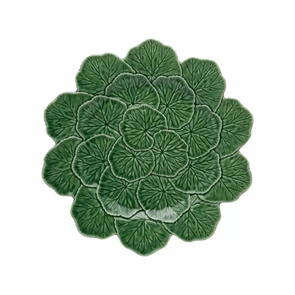 Geranium Green Charger Plate