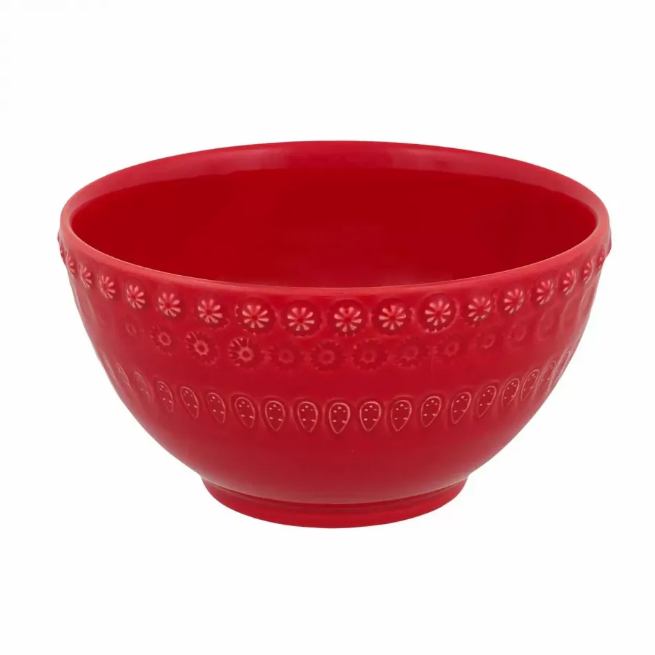 Fantasy Red Cereal Bowl 14.5