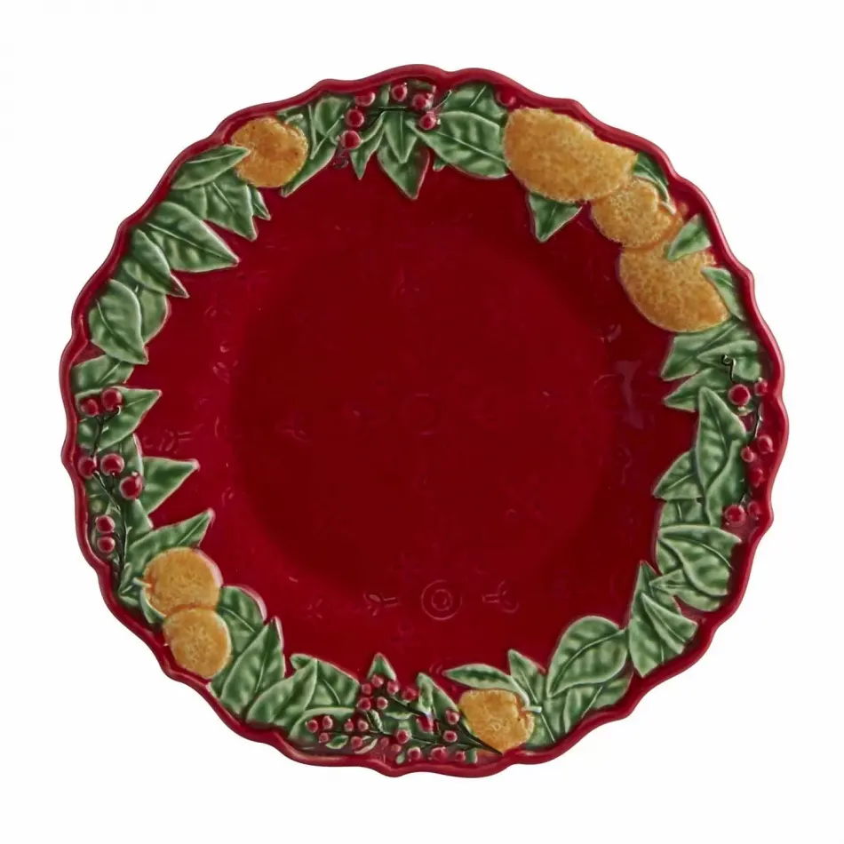 Christmas Garland Dessert Plate