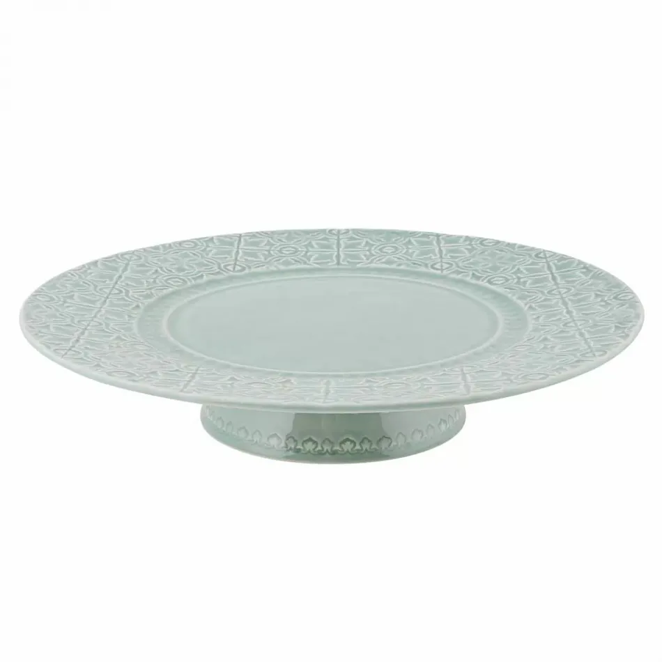 Rua Nova Morning Blue Cake Stand 13"