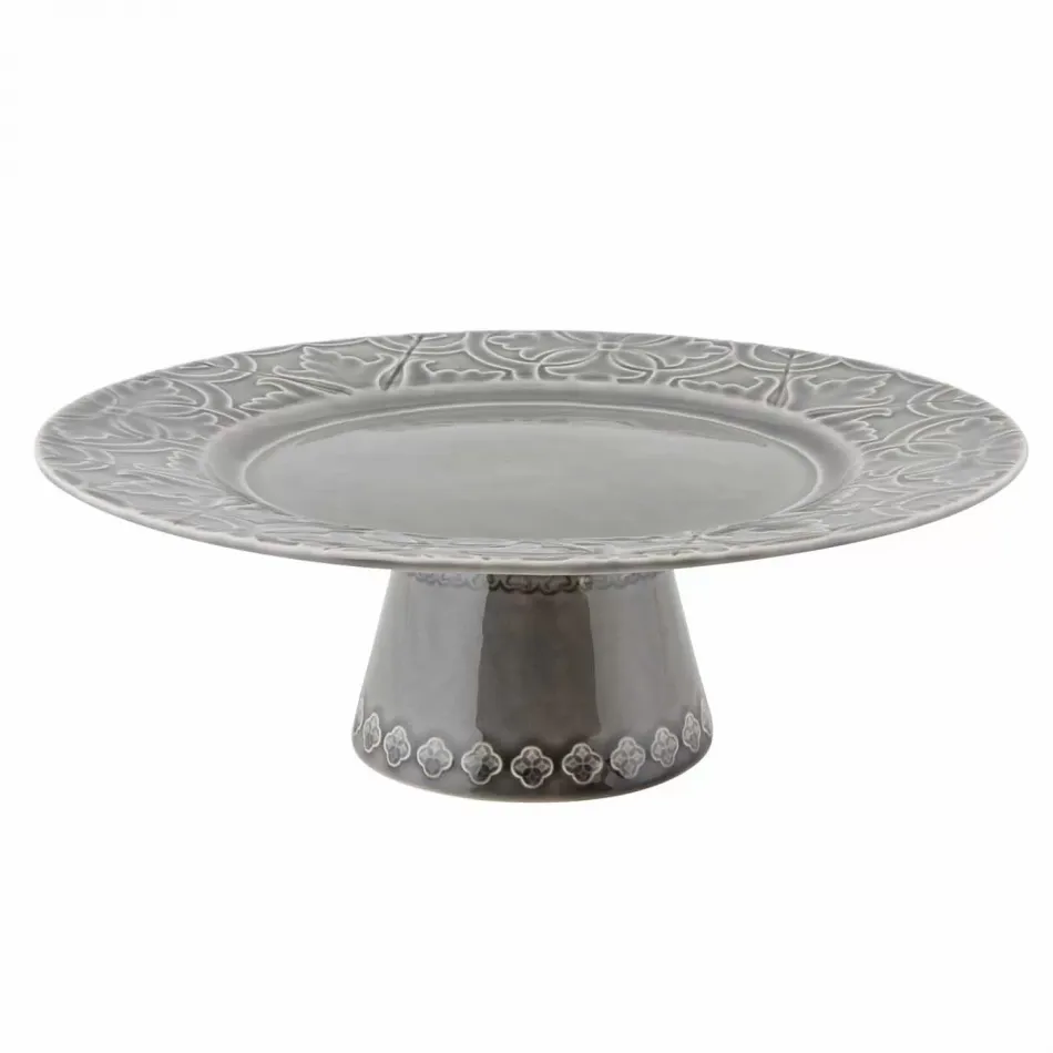 Rua Nova Anthracite Cake Stand 11"