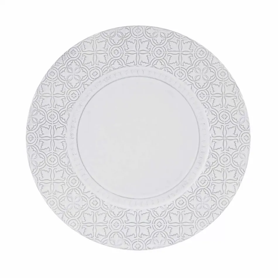 Rua Nova Antique White Charger Plate