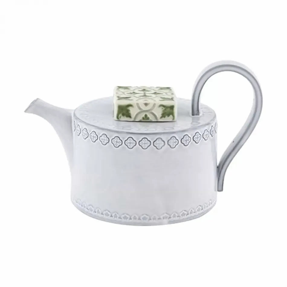 Rua Nova Antique White Teapot