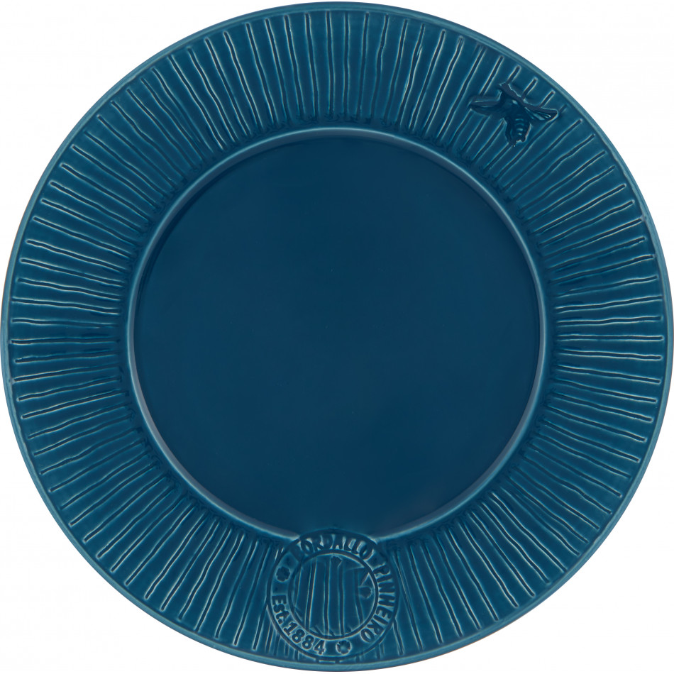 Parody Dinner Plate Blue