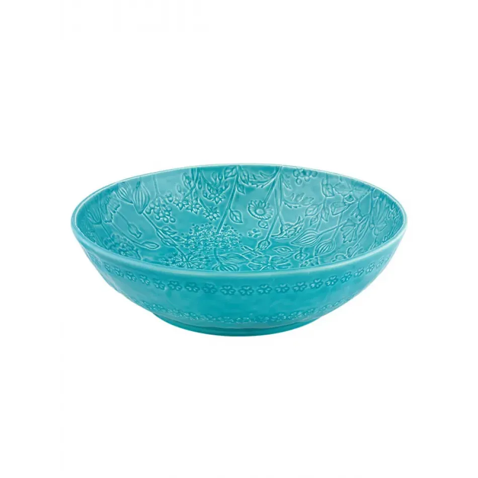 Flora Blue Salad Bowl