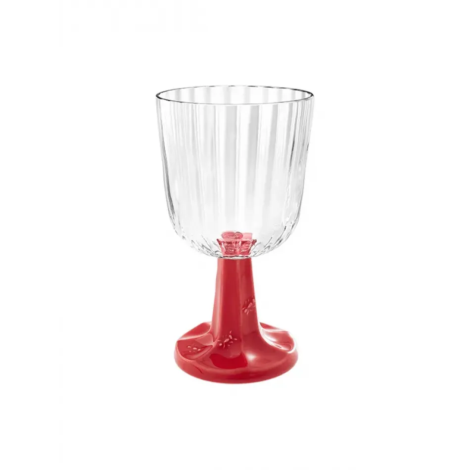 Patio Red Goblet Stem