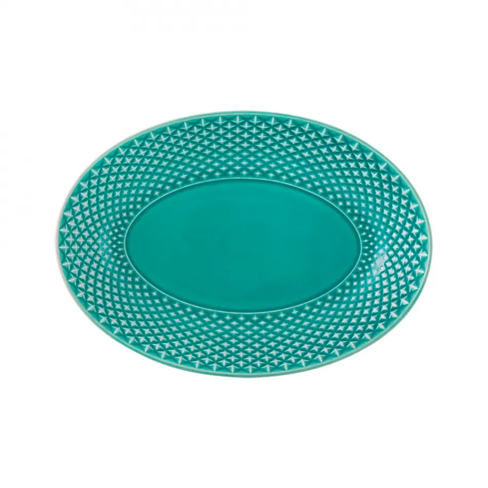 Bicos Mint Green Platter 11 in.