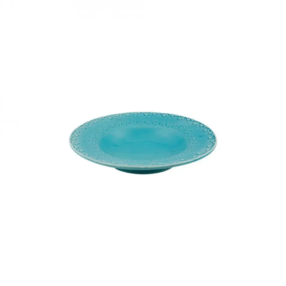 Flora Blue Soup Plate