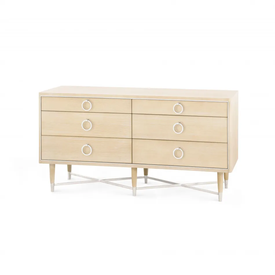 Adrian 6-Drawer Wheat