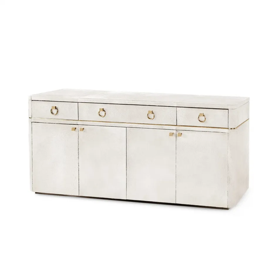 Andre 3-Drawer & 4-Door Cabinet Ivory