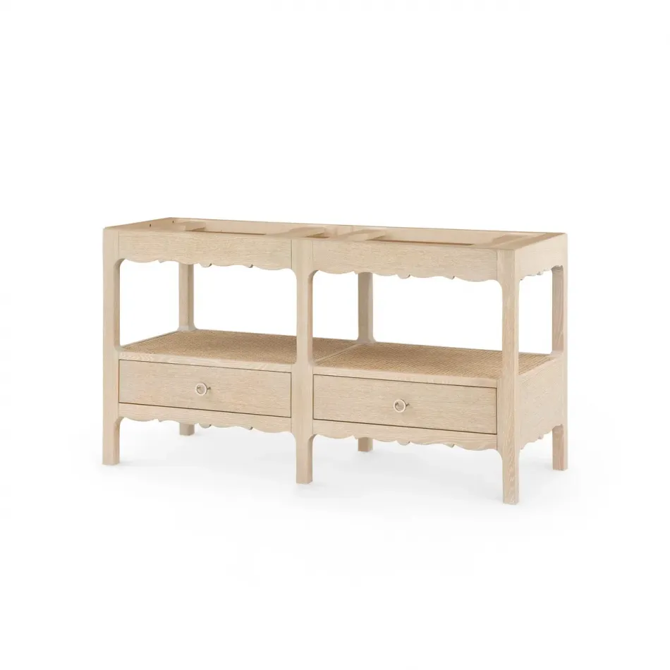Arianna Sand 2-Drawer Cabinet