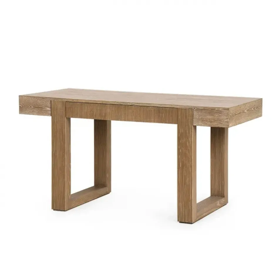 Arlo Soft Glow Oak Desk