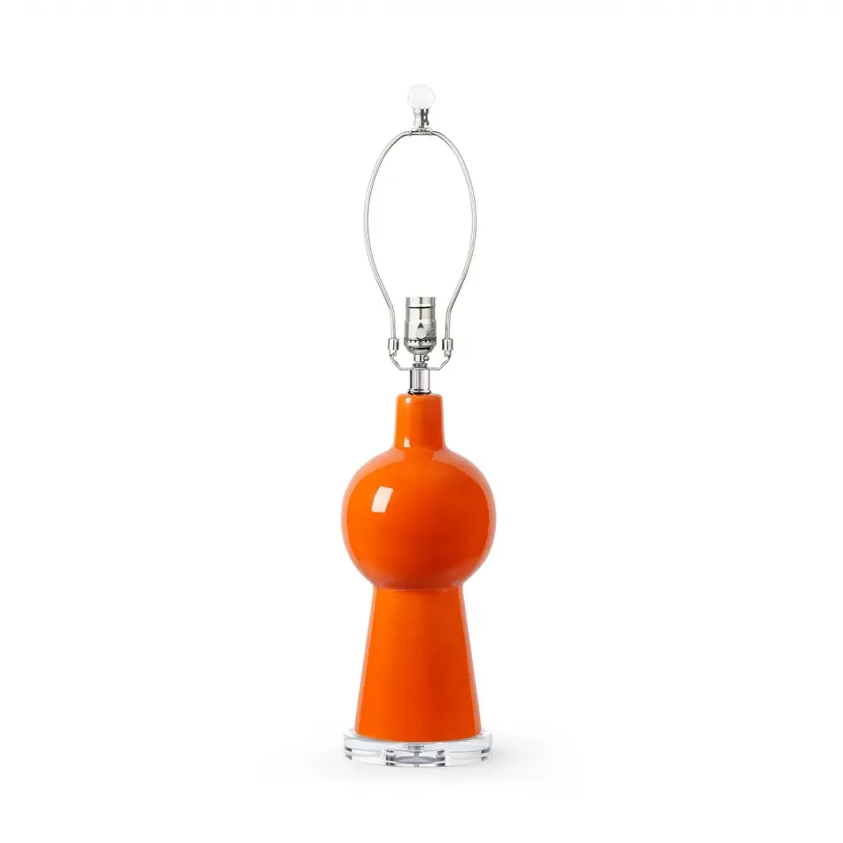 Astrid Carnelian Orange Lamp