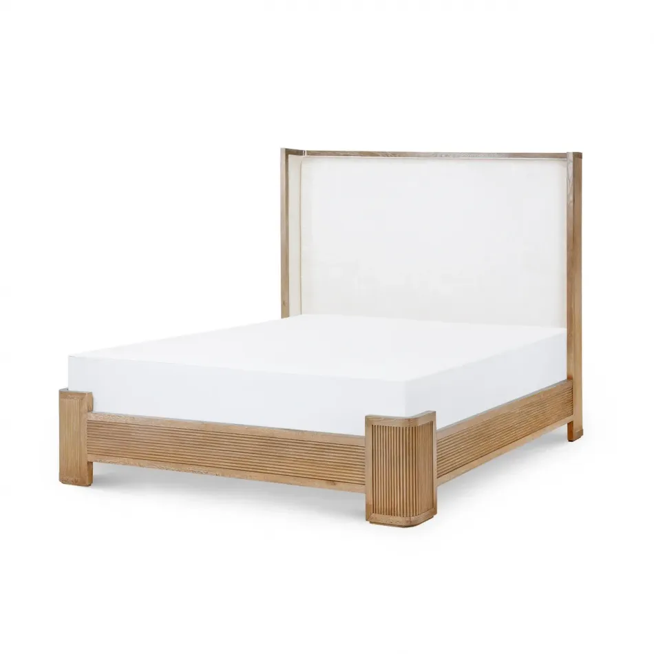 Atlas Soft Glow Oak Bed