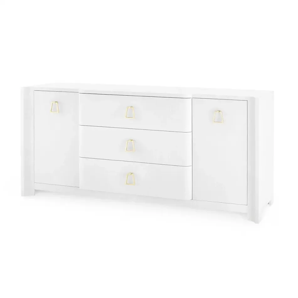 Audrey Cream 3-Drawer & 2-Door Cabinet