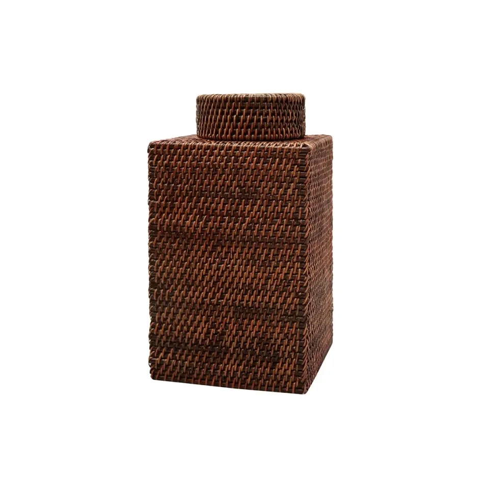 Bali Cocoa Square Jar