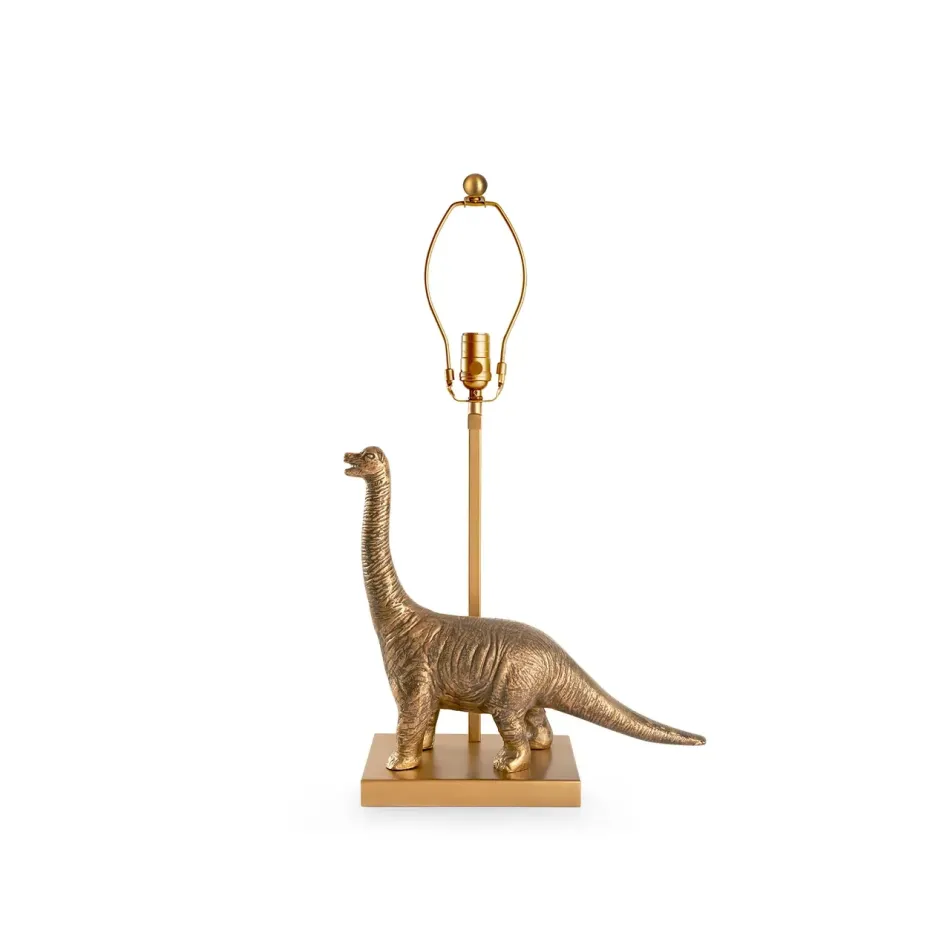 Bruno Antique Brass Lamp Without Shade