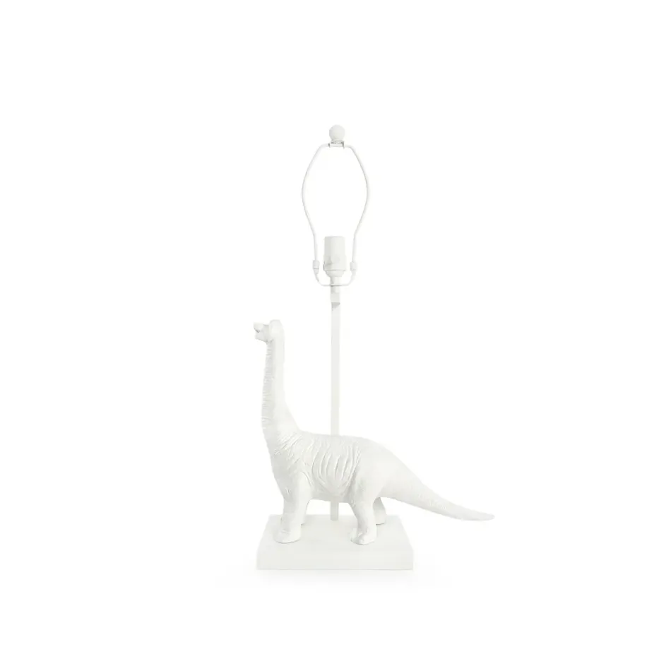 Bruno Plaster White Lamp Without Shade