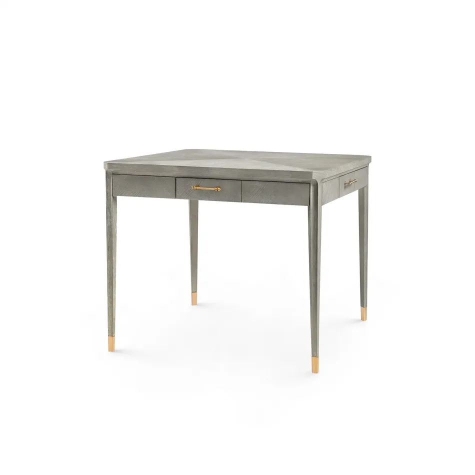 Bertram Card Table Soft Gray