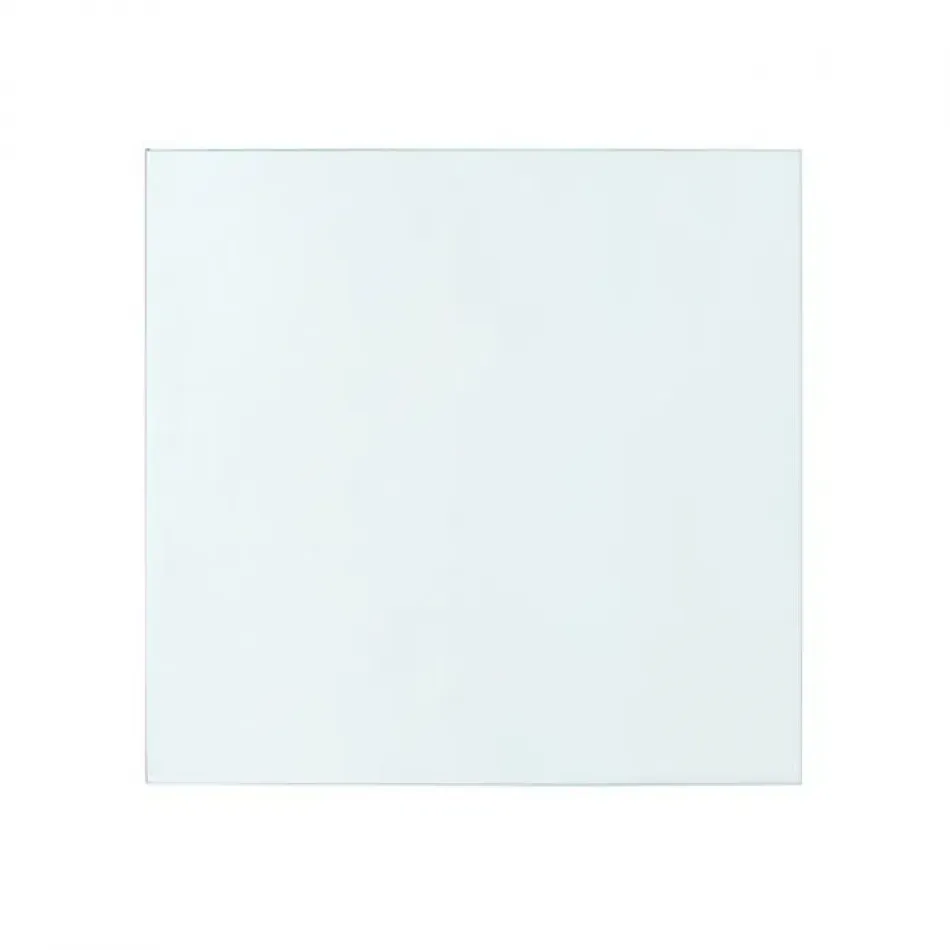 Camilla 2-Drawer Side Table Glass Top Clear