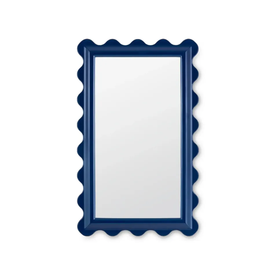 Celine Marine Blue Rectangular Mirror