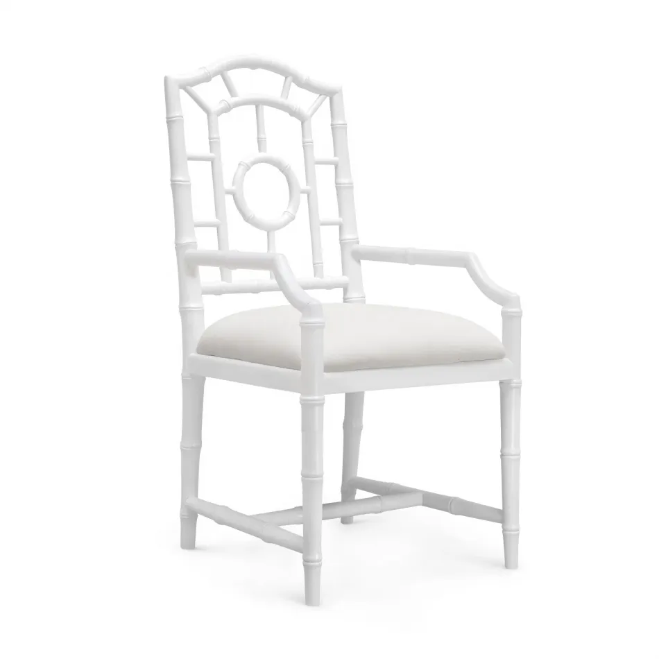 Chloe Armchair Eggshell White