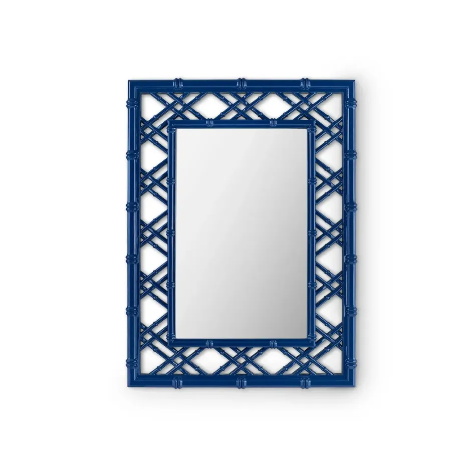 Clara Marine Blue Rectangular Mirror
