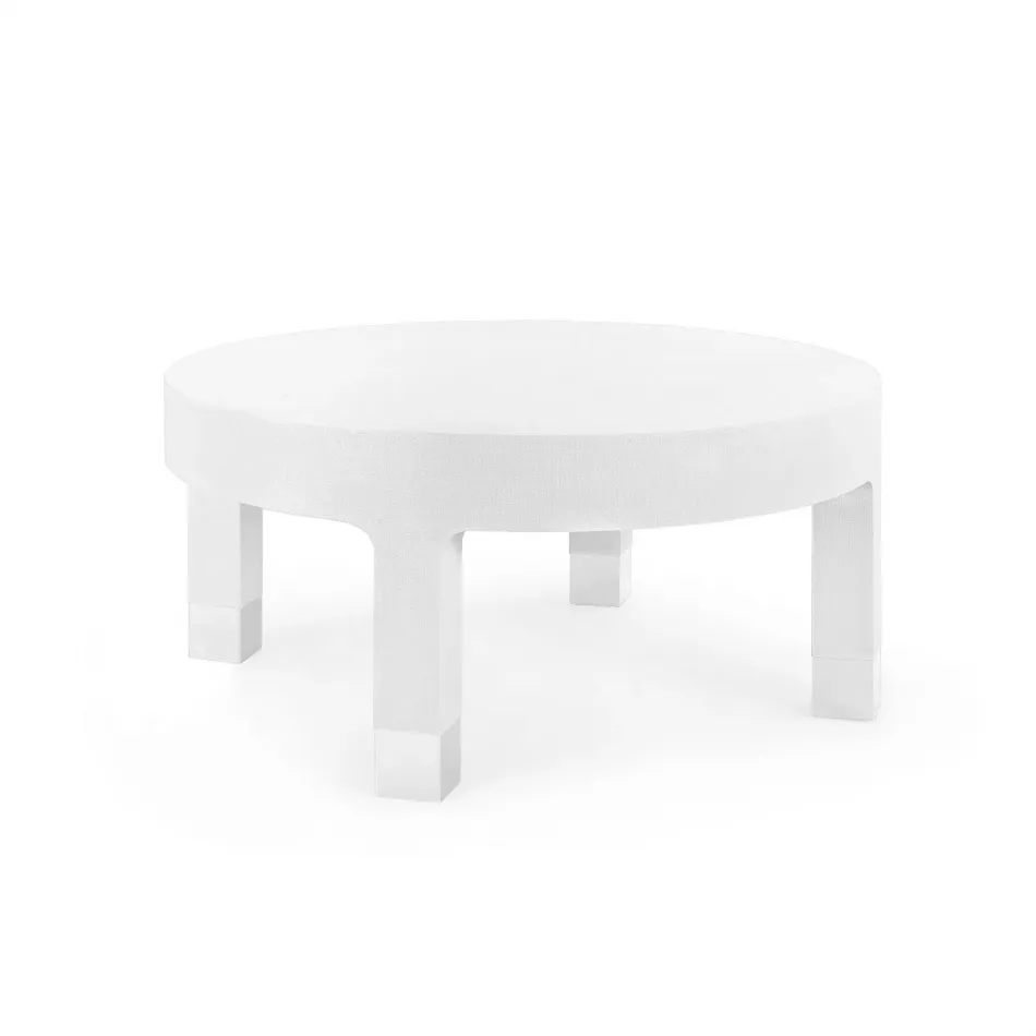 Dakota Round Coffee Table Cream