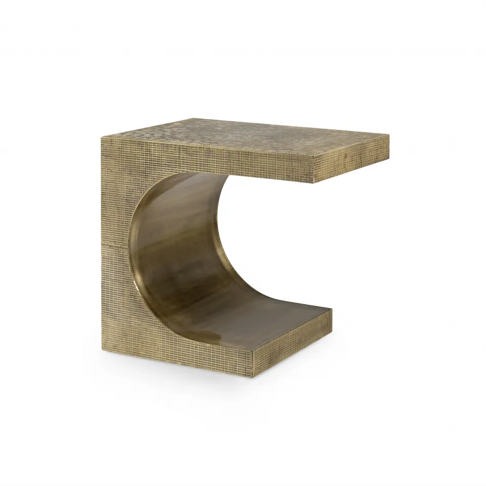 Dali Large Side Table Antique Brass