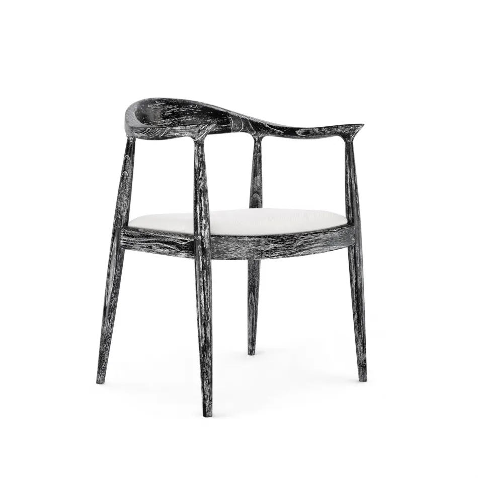 Danish Armchair Jet Black