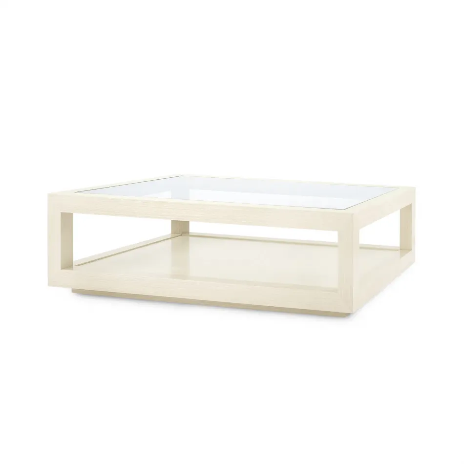 Gavin Large Rectangular Coffee Table Blanched Oak