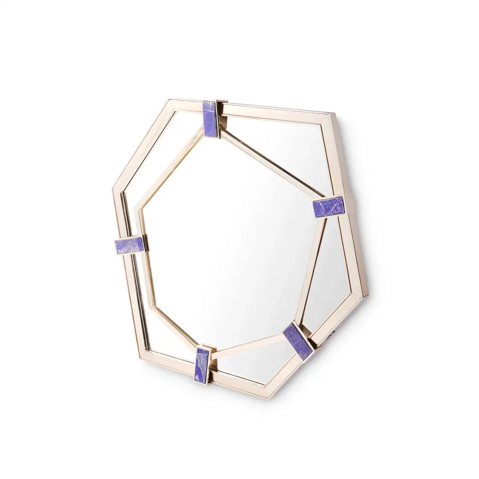 Greta Mirror Polished Brass