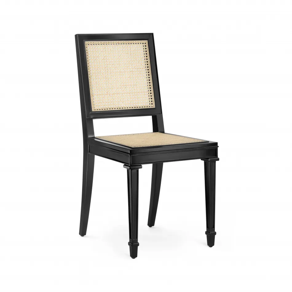 Jansen Side Chair Black