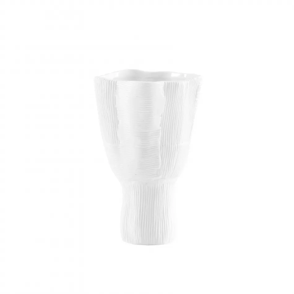 Krissa Large Vase Blanc de Chine