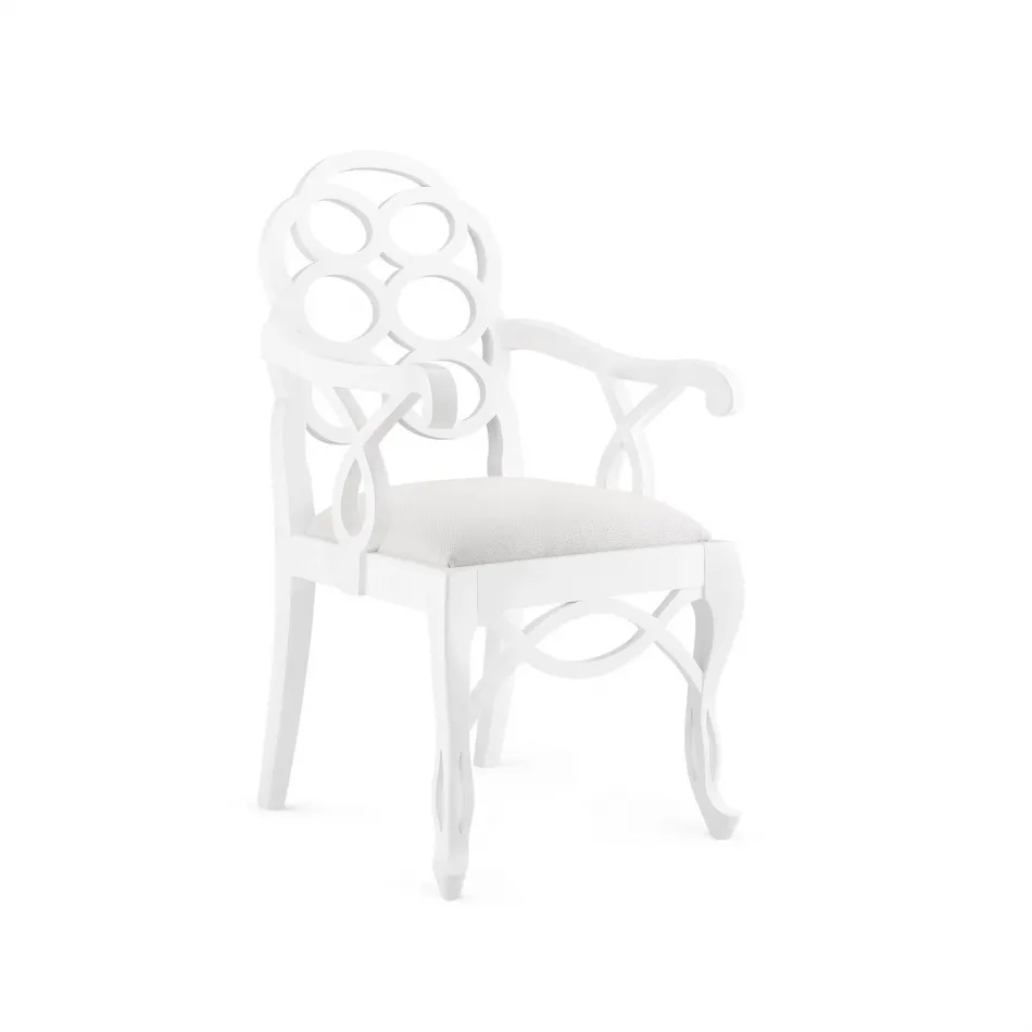 Loop Armchair Eggshell White