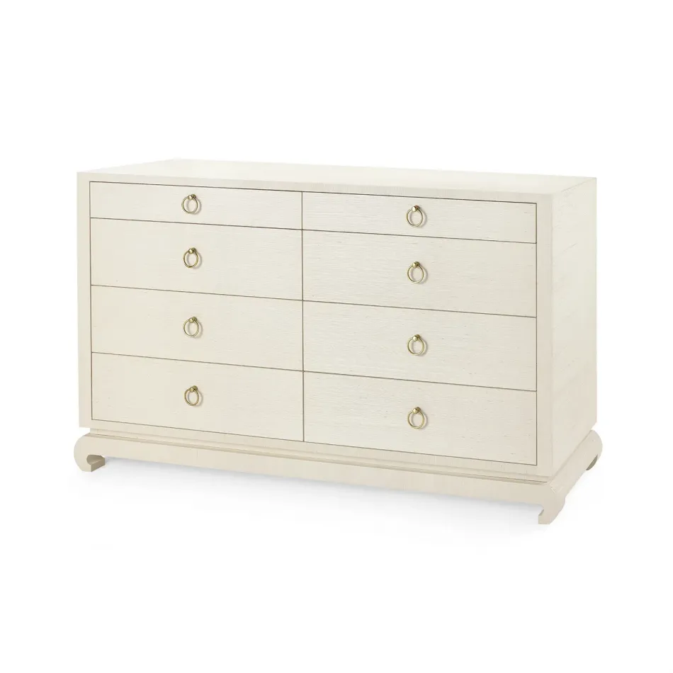 Ming Extra Large 8-Drawer Canvas Cream