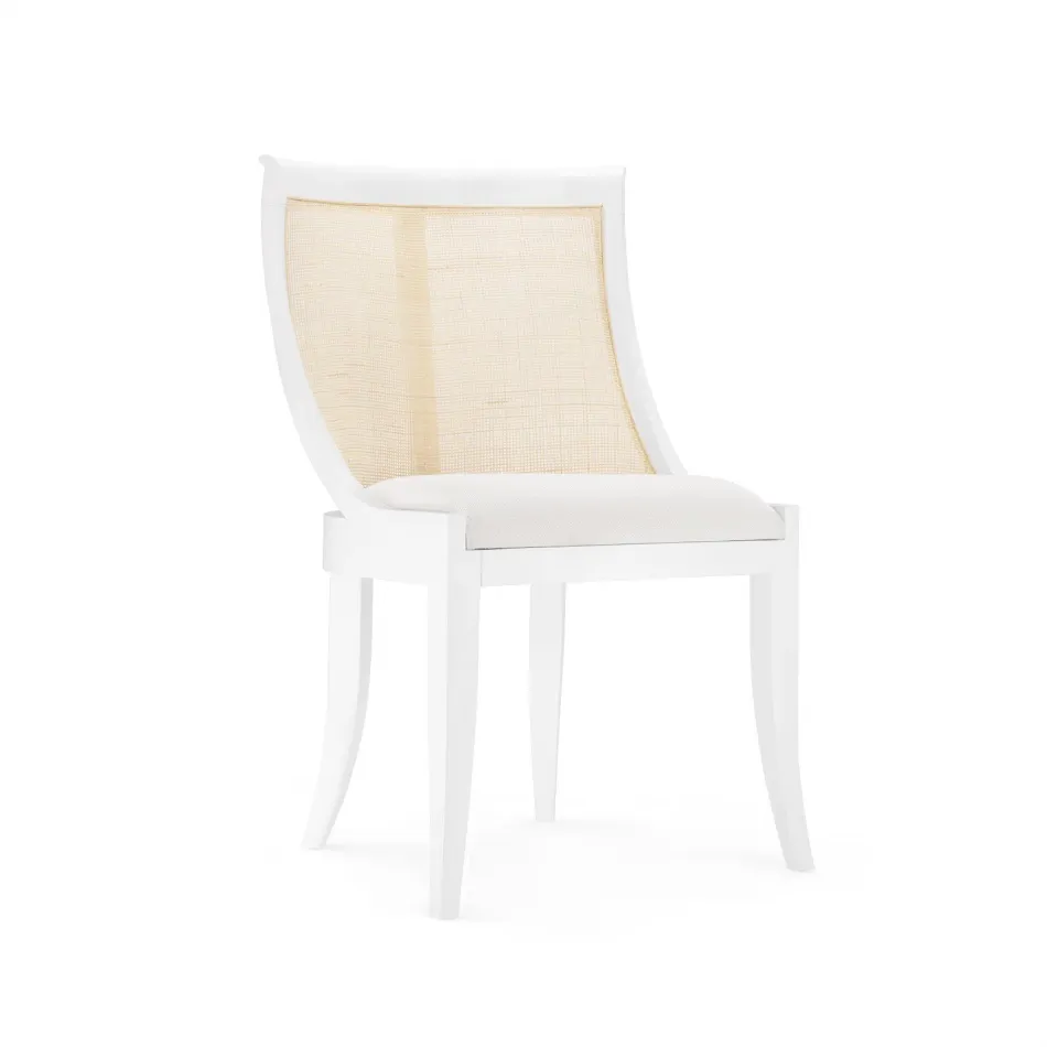 Monaco Armchair Eggshell White