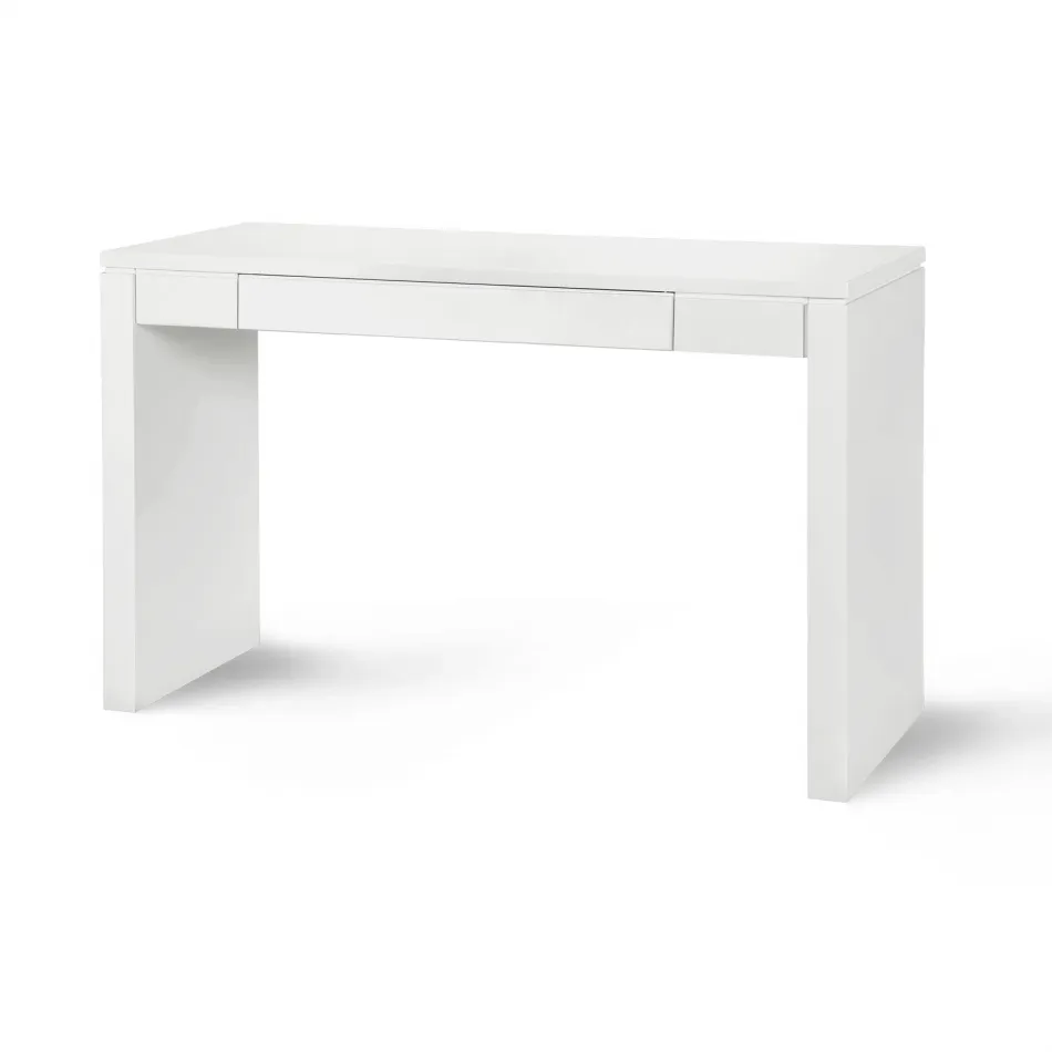 Odom Console Table White Pearl