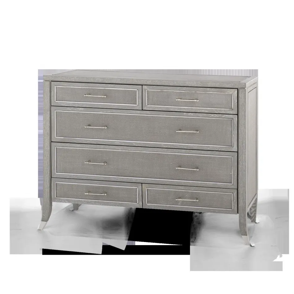 Paulina Large 6-Drawer Soft Gray