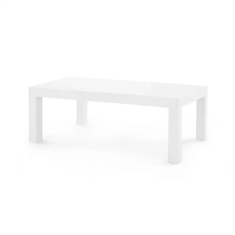 Parsons Coffee Table Chiffon White